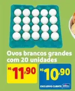 Extra Supermercado Ovos brancos grandes oferta