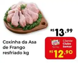 Semar Supermercado Coxinha da Asa de Frango resfriado oferta