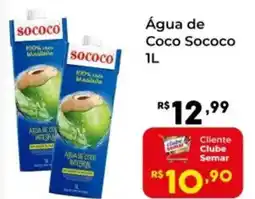 Semar Supermercado Água de Coco Sococo oferta