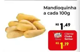 Semar Supermercado Mandioquinha a cada oferta