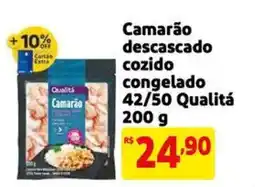 Extra Supermercado Camarão descascado cozido congelado 42/50 Qualitá oferta