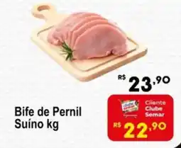 Semar Supermercado Bife de Pernil Suíno oferta
