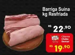 Semar Supermercado Barriga Suína Resfriada oferta