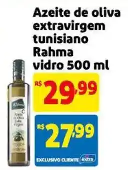 Extra Supermercado Azeite de oliva extravirgem tunisiano Rahma vidro oferta