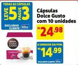 Extra Supermercado Cápsulas Dolce Gusto oferta
