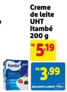 Extra Supermercado Creme de leite UHT Itambé oferta