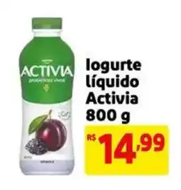Extra Supermercado logurte Líquido Activia oferta
