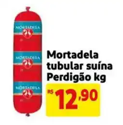 Extra Supermercado Mortadela tubular suína Perdigão oferta