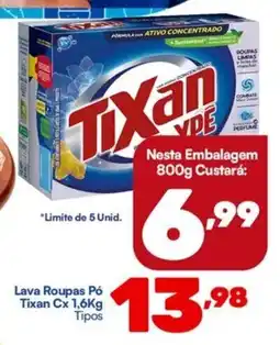Barracão Supermercado Lava Roupas Pó Tixan Cx Tipos oferta