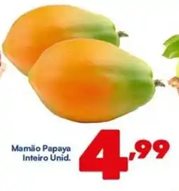 Barracão Supermercado Mamão Papaya Inteiro Unid. oferta