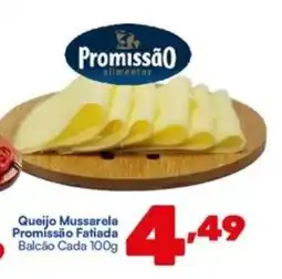 Barracão Supermercado Queijo Mussarela Promissão Fatiada oferta