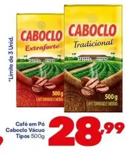 Barracão Supermercado Café em Pó Caboclo Vácuo Tipos oferta