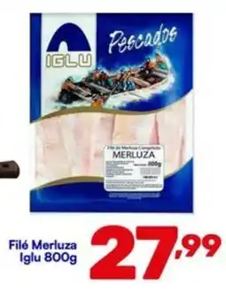 Barracão Supermercado Filé Merluza Iglu oferta