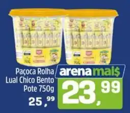 Arena Atacado Paçoca Rolha Lual Chico Bento Pote oferta