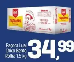 Arena Atacado Paçoca Lual Chico Bento Rolha oferta