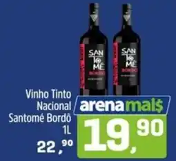 Arena Atacado Vinho Tinto Nacional Santomé Bordo oferta