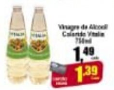 Higa's Supermercado Vinagre de Alcool Colorido Vitalia 750ml oferta
