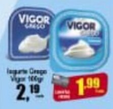 Iogurte Grego Vigor 100g