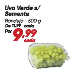 Dia Uva Verde s/ Semente Bandeja oferta