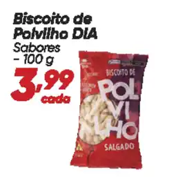 Dia Biscoito de Polvilho DIA Sabores oferta