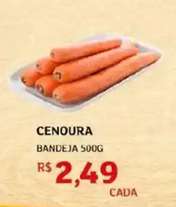 Assaí Atacadista Cenoura bandeja oferta