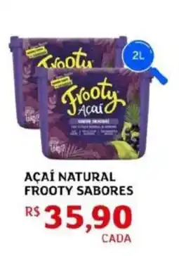 Assaí Atacadista Açaí natural frooty sabores oferta