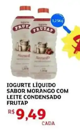 Assaí Atacadista Iogurte líquido sabor morango com leite condensado frutap oferta
