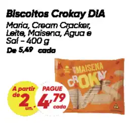 Dia Biscoitos Crokay DIA oferta