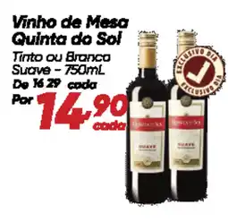 Dia Vinho de Mesa Quinta do Sol oferta