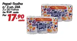 Dia Papel-Toalha c/3 un. DIA oferta