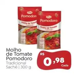 Novo Atacarejo Molho de Tomate Pomodoro oferta