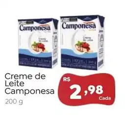 Novo Atacarejo Creme de Leite Camponesa oferta