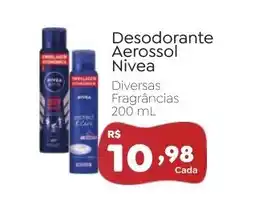 Novo Atacarejo Desodorante Aerossol Nivea oferta