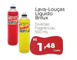 Novo Atacarejo Lava-Louças Líquido Brilux oferta