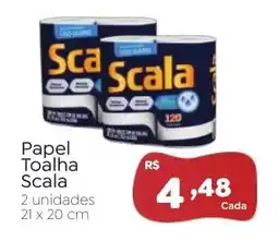 Novo Atacarejo Papel Toalha Scala oferta