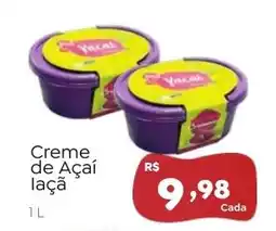 Novo Atacarejo Creme de Açaí laçã oferta