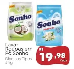 Novo Atacarejo Lava Roupas em Pó Sonho oferta