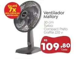 Novo Atacarejo Ventilador Mallory oferta