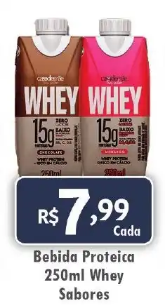 Royal Supermercados Bebida Proteica Whey Sabores oferta