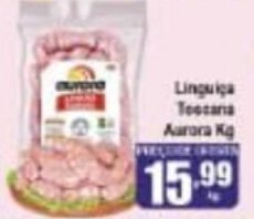 Higa's Supermercado Linguica Toscana Aurora 1kg oferta