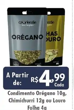 Royal Supermercados Condimento orégano , Chimichurri ou Louro Folha oferta