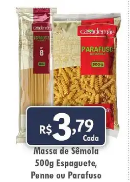 Royal Supermercados Massa de Sêmola oferta