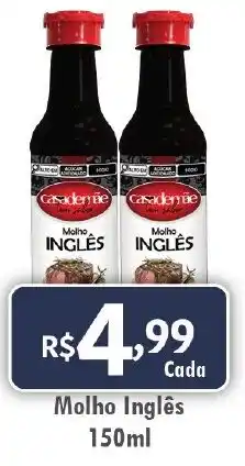Royal Supermercados Molho Inglês oferta