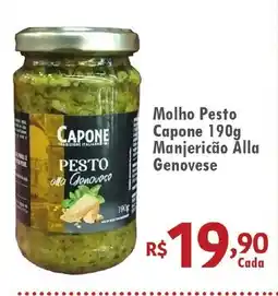 Royal Supermercados Molho Pesto Capone Manjericão Alla Genovese oferta