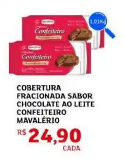 Assaí Atacadista Cobertura fracionada sabor chocolate ao leite confeiteiro mavalério oferta