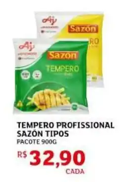 Assaí Atacadista Tempero profissional sazón tipos pacote oferta