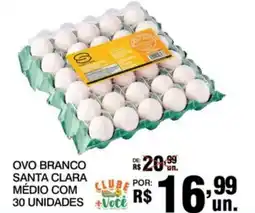 Supermercados Alvorada Ovo branco santa clara médio oferta