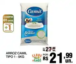 Supermercados Alvorada Arroz camil tipo 1 oferta