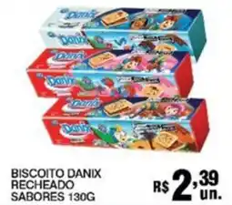 Supermercados Alvorada Biscoito danix recheado sabores oferta