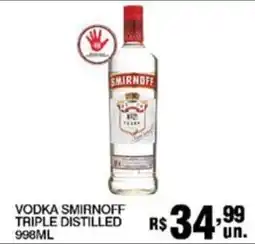 Supermercados Alvorada Vodka smirnoff triple distilled oferta